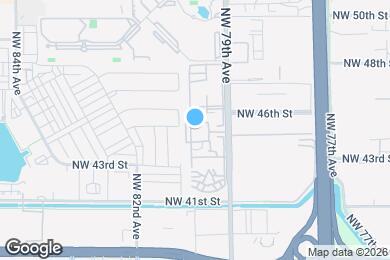 Map image of the property - 4190 NW 79th Ave