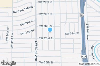 Map image of the property - 3101 SW 80th Ave