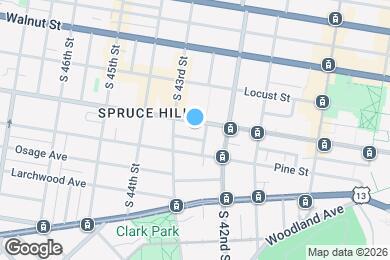 Map image of the property - 4228 Spruce St