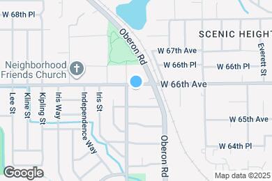 Map image of the property - 9582 W 66th Ave