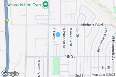 Map image of the property - 3333 El Paso Pl