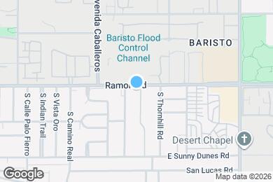 Map image of the property - 1111 E Ramon Rd