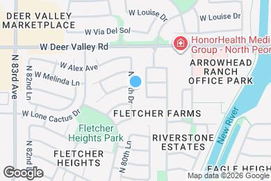 Map image of the property - 21469 N 79th Dr