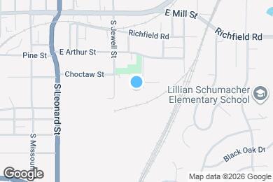 Map image of the property - Liberty Court Apartments