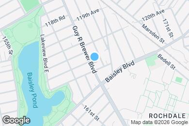 Map image of the property - 121-07 Guy R Brewer Blvd