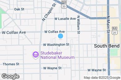 Map image of the property - Gemini Apartments