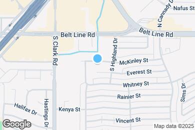 Map image of the property - 411 McKinley St