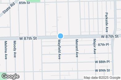 Map image of the property - 5847 W 87th St
