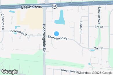 Map image of the property - 226 Shorewood Dr