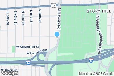 Map image of the property - 5807 W Park Hill Ave