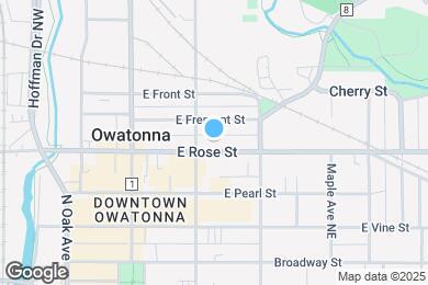 Map image of the property - 218 E Rose St