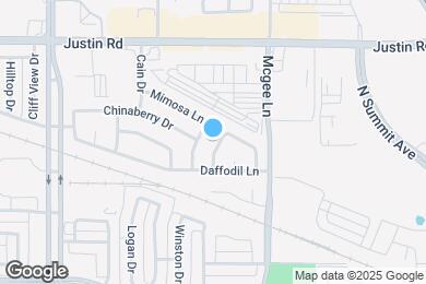 Map image of the property - 1345 Jasmine Dr