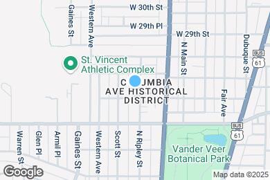 Map image of the property - 2648 N Ripley St