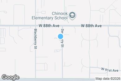 Map image of the property - 3300 Chaparral Cir