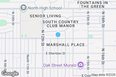 Map image of the property - 3221 N 13th St