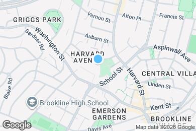 Map image of the property - 36 Harvard Ave