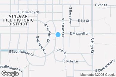 Map image of the property - 909 S Mitchell St