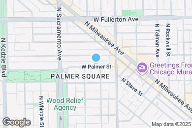 Map image of the property - 2844 W Palmer St