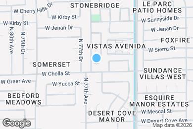 Map image of the property - 7647 W Cameron Dr