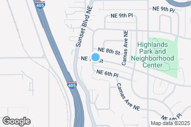 Map image of the property - 2100 NE 6th Pl