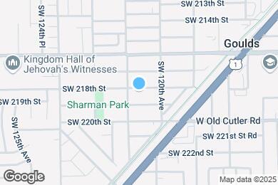 Map image of the property - 12100 SW 218th St