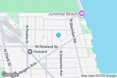 Map image of the property - 7626 N Greenview Ave
