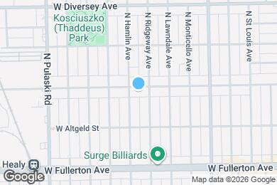Map image of the property - 3747 W Wrightwood Ave