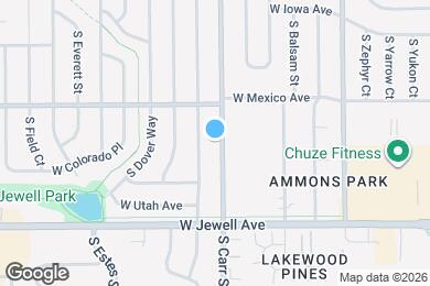 Map image of the property - 1753 S Carr St