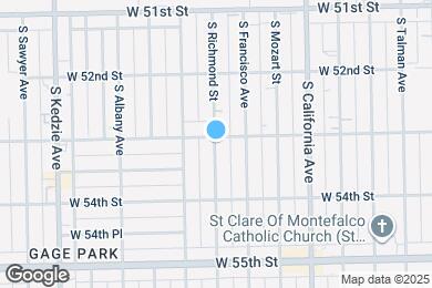 Map image of the property - 5307 S Richmond St