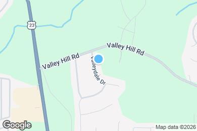 Map image of the property - 118 Valleydale Dr
