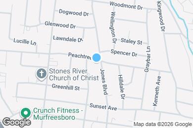 Map image of the property - 1619 Jones Blvd