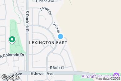 Map image of the property - 1721 S Genoa Way