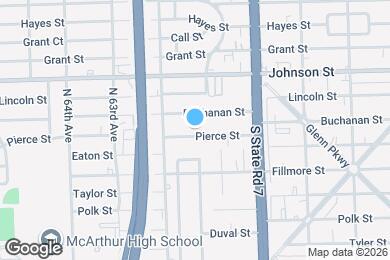 Map image of the property - 6111 Pierce St