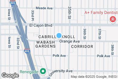 Map image of the property - 3428 Orange Ave