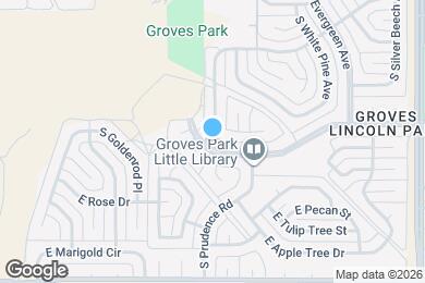 Map image of the property - 7501 E Poinciana Dr