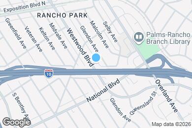 Map image of the property - 2848 Westwood Blvd
