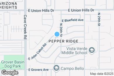 Map image of the property - 18205 North 25th Pl