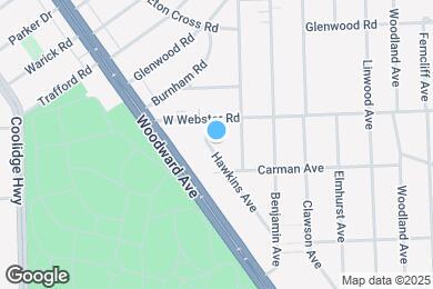 Map image of the property - 2432 Hawkins Ave