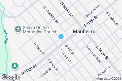 Map image of the property - 16 N Pitt St