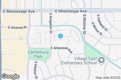 Map image of the property - 1321 S Lansing Ct