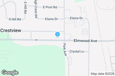 Map image of the property - 863 E Elmwood Ave