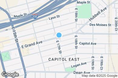 Map image of the property - 1703 E Grand Ave