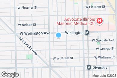 Map image of the property - 1126 W Oakdale Ave