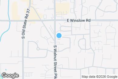 Map image of the property - 606 E Sherwood Hills Dr