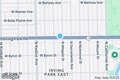 Map image of the property - 3041 W Irving Park Rd