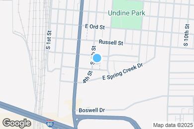 Map image of the property - 1213 S 4th St
