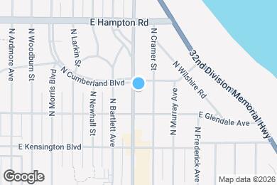Map image of the property - 4634 N Oakland Ave