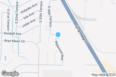 Map image of the property - 8809 Wildwood Way