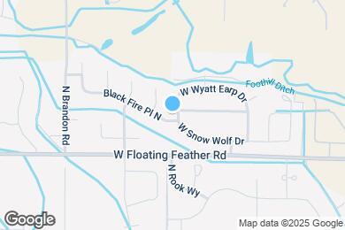 Map image of the property - 1765 N Buffalo Bill Ave
