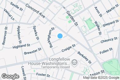 Map image of the property - 34 Parker St